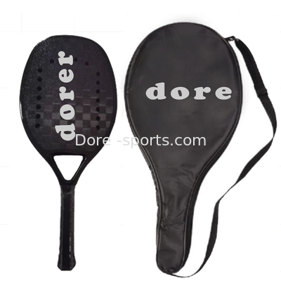 OEM Good Quality Factory Hot Sales Racchette Carbon Fiber Beach Tennis Racket Paddle