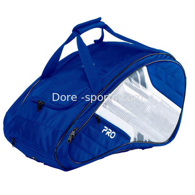 Custom Leather Material Padel Accessories Racquet Sport Bags Paddle Cover Racket Bag