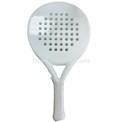 Custom New Process Galvanized Gold Padel Racket ,1K Surface Material Padel Racket &Beach Tennis Racket