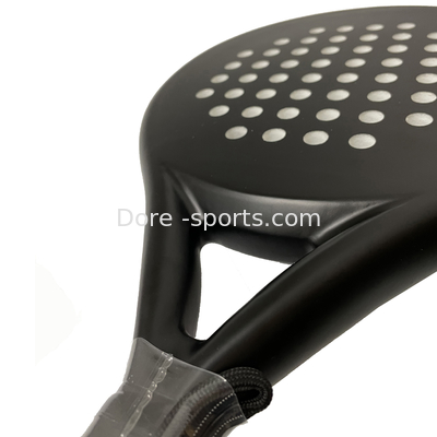 Hot Sale Padel Custom Design Your Logo 3K Carbon  Padel Racket ,Paddle Tennis Racket Round Racket Athlete Favorite
