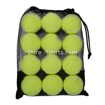 DD043 Professional Customized logo 2.5 Inches 20%-57% Wool Tennis Ball For Training